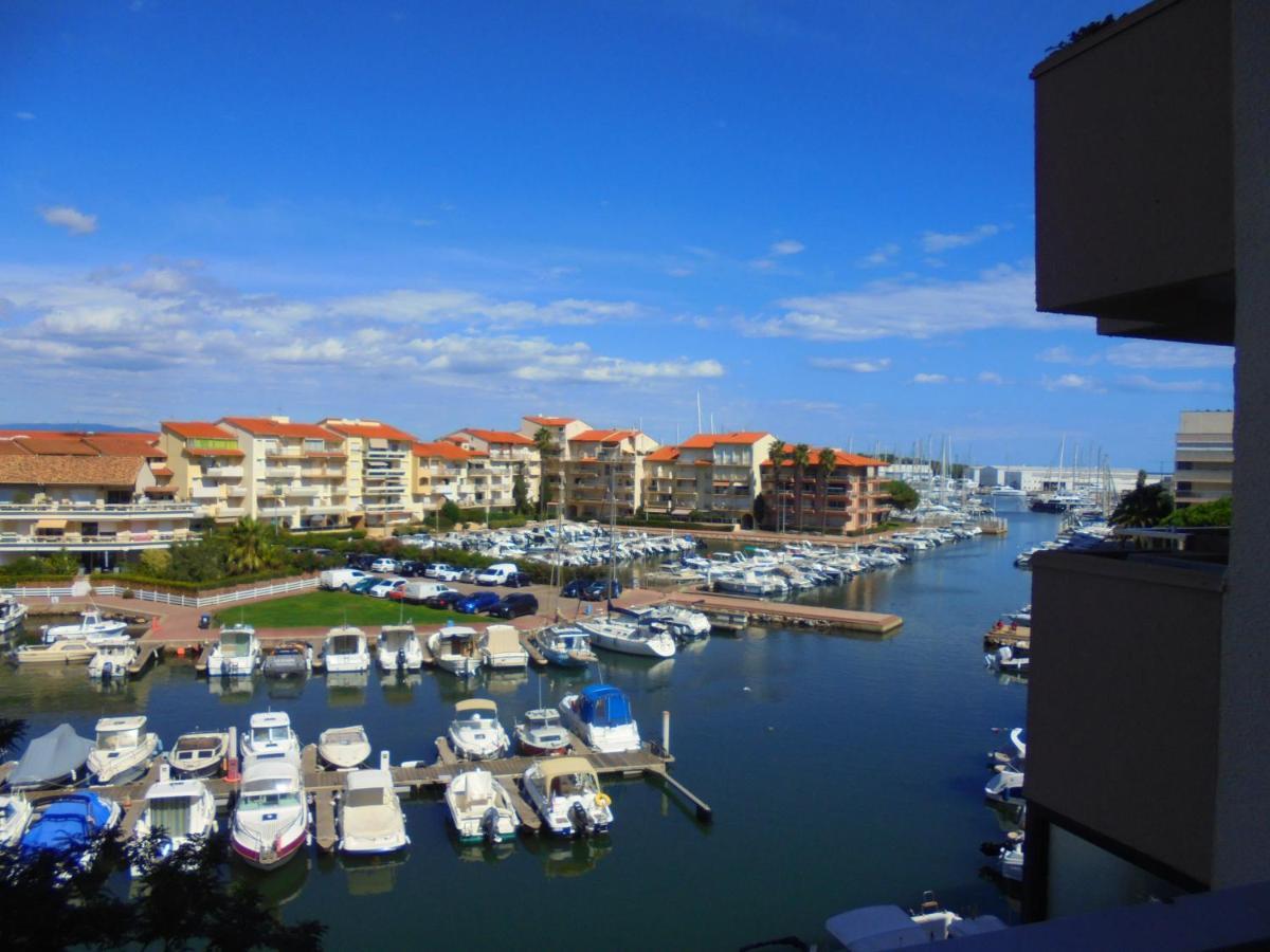 Appartement T2 Vue Mer Et Port,2 Balcons, Parking Prive Canet-en-Roussillon Exterior foto