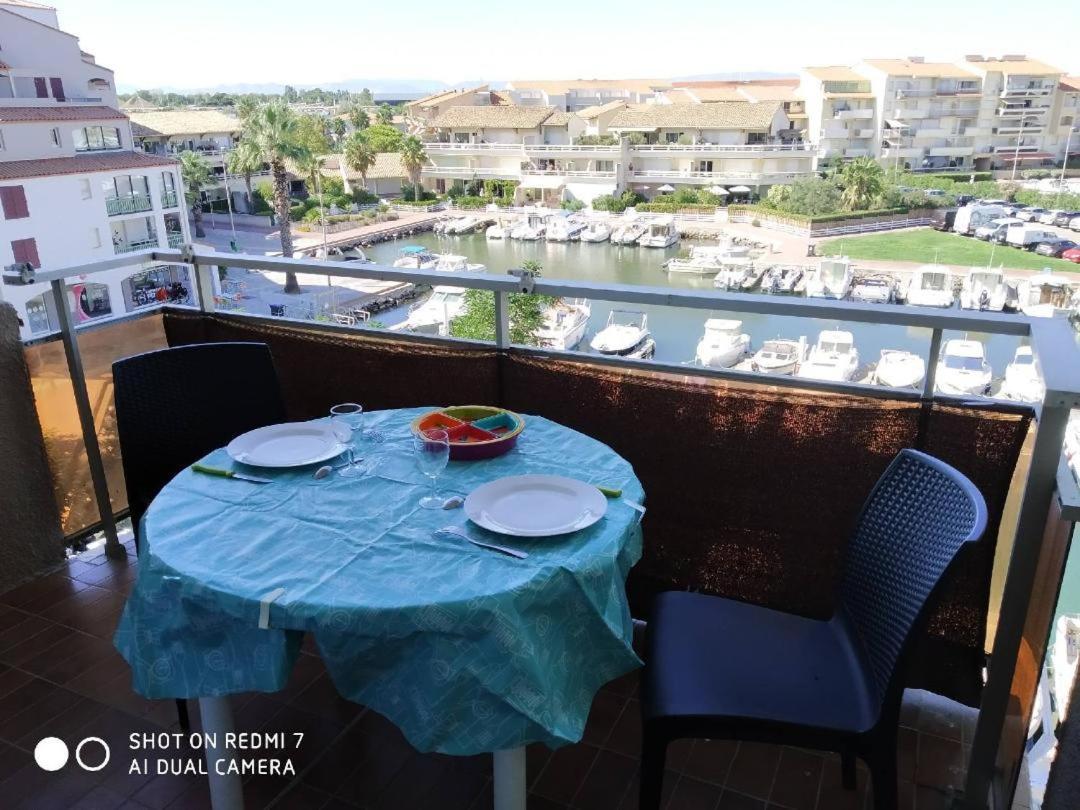 Appartement T2 Vue Mer Et Port,2 Balcons, Parking Prive Canet-en-Roussillon Exterior foto